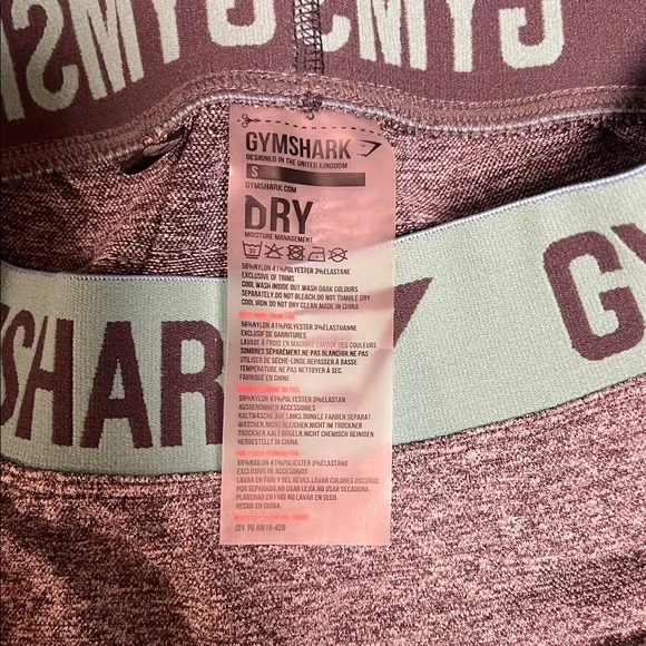 Gymshark Women's Gray Leggings with Blue Waistband NEVER WORN - Picture 2 of 5